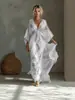 Vestido largo de manga tres cuartos con cuello en V y fruncido en la cintura, superventas nuevo, transfronterizo europeo y americano 2026, sitio independiente de Amazon