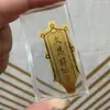 Año Nuevo, Año del Caballo, Pegatinas para Teléfono de Oro Puro, Princesa Rica, Por Favor Trae Riqueza, Pegatinas de Tarjeta Dorada de Tesoro, Hojuelas de Oro, Pequeños Regalos