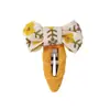 Conjunto de Laços Bordados com Flores para Meninas Europeias e Americanas Acessórios de Cabelo de Tecido Presilha para Franja Presilha de Cabelo Feita à Mão Fofa de Tecido 5177