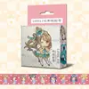 Fitas Washi Adesivas de Anime, Adesivos Fofos para Planner, Papel Fita para Planner para Estudantes