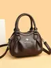 Bolso de Mano de Cuero Suave de Gama Alta 2026 Nueva Moda Tendencia Versátil Bolso de Hombro Gran Capacidad Bolso Cruzado Bolso para Mamá