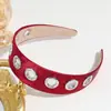 Diadema Personalizada Hueca de Ala Ancha de Nuevo Estilo Transfronteriza Diadema Texturizada Estilo Punk Europeo y Americano Accesorio Versátil para el Cabello para Mujeres