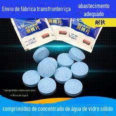 Fábrica atacado direto sólido concentrado limpador de para-brisa essência carro vidro água desengordurante filme descontaminação agente de limpeza comprimidos efervescentes