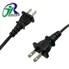 Venta directa de fábrica de EE. UU.. cable de alimentación de dos clavijas UL EE. UU.. cable de enchufe polar de dos conductores Americano 16awg18awg certificación estándar