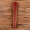 Palillos Caseros de Sándalo Rojo Estilo Chino Madera de Ala de Pollo, Palillos de Teca para Restaurante al por Mayor, Juego de Palillos de Hierro Kunlian al por Mayor