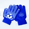 Guantes de Patinaje Artístico Megao Antideslizantes con Perforación Caliente Anti-Caída Guantes de Patinaje para Danza sobre Hielo para Niños Hombres y Mujeres Adultos Engrosados