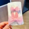 Internet-famoso Princesa Pequena Fita Bow Hairpin Crianças Menina Hanfu Purple Hairpin Acessórios de cabelo das meninas