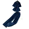 Traje de Mezclilla Estilo Chica Caliente Vintage para Mujer Verano Camisa con Cordón y Cuello Polo Top Pantalones de Cintura Elástica Pierna Ancha Adelgazantes