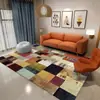 Tapete de Sala de Estar Estilo Cream Transfronteiriço Cobertura Total Tapete de Quarto Tapete ao Lado da Cama Luxo Leve Alta Qualidade Tapete de Tianjin