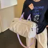 Bolsa de viaje de gran capacidad, elegante bolsa de mano con compartimento separado para zapatos, bolsa para deportes y fitness, bolsa de almacenamiento de ropa para salidas