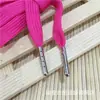Cuerda de cintura de cinta plana hueca de poliéster de doble capa de 1 cm cuerda para sombrero cordón cabeza metálica accesorios para ropa cuerda tejida venta al por mayor