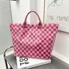 Bolsa Tote Grande de PVC Tyvek Mais Vendida no Exterior, Bolsa de Ombro Fashion, Sacola de Compras Portátil de Papel Kraft