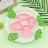 Formas de biscoito série répteis cobra tartaruga padrão de desenho animado realista crocodilo fondant geckos forma de biscoito impressa