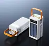 Batería Solar de Gran Capacidad Transfronteriza Nueva 120W Carga Súper Rápida 100,000 mAh con Cable Integrado para Carga Rápida