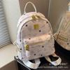 Mochila de Viaje de Nicho Estilo Coreano 2026 Verano Nueva Moda Casual Mochila de Gran Capacidad Bolsa Escolar Estampada Retro