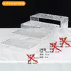 Plato de Acrílico para Buffet Exhibidor de Mesa de Postres Estante para Mesa de Comida Fría Estante para Bocadillos Decoración de Mesa para la Hora del Té Juego de Decoración de Mesa