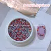 Decoraciones Coloridas de Gominolas de Dopamina para Uñas Modelo Nuevo 2026 Rhinestone Redondo de Perla de Tamaño Mixto para Uñas