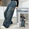Pantalones para Niñas Primavera y Otoño 2026 Nuevos Elegantes Pantalones Largos para Niñas Mayores Primavera Pantalones Rectos de Pierna Ancha Jeans con Mariposas
