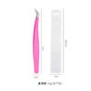 Pinzas para Pestañas Injertadas Codo Oro Clip de Pluma Puntiagudo Rizador de Pestañas Postizas Belleza Pinzas para Pestañas Clip Olecranon Delfín Siete Caracteres