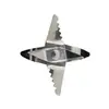 Cuchilla mezcladora dentada de seis hojas de manga larga de acero inoxidable 304 accesorios para picadora de carne exprimidor hoja de exprimidor