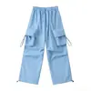 Suministro Exclusivo Transfronterizo de Pantalones de Trabajo para Hombre Primavera y Otoño 2026, Estilo Streetwear Americano Holgado, Pantalones Largos Casuales Rectos de Pierna Ancha, Venta al por Mayor