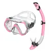 Gafas de Buceo Profesionales y Set de Snorkel Transfronterizo, Equipo de Snorkel Completamente Seco para Deportes al Aire Libre