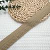 Cinta de borde de hilo de algodón xiangfeng de 3 cm, encaje de pliegues ondulados unilaterales, accesorios de cinturón decorativo para ropa DIY, textiles para el hogar