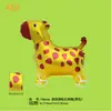 Nuevo Globo Caminante de Rodillo Versión Mini Q con Rueda de Cuerda Globo de Película de Aluminio Animal de Dibujos Animados Juguete de Puesto de Mercado Nocturno