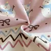 Suave y amigable con la piel, grado A, engrosado, todo algodón, cepillado, juego de cuatro piezas, algodón puro, estampado fresco, estilo de cuatro estaciones, juego de tres piezas para dormitorio