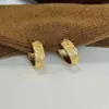 Pendientes de Aro Medios Minimalistas de Moda Diseño de Nicho Simple de Lujo Ligero Versátiles Exquisitos Personalidad Estilo Ins Pendientes de Botón
