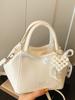 2025 Verano Nuevo Bolso de Mano de Moda Trendy Estilo Simple Bolso Balde Elegante para Viajero Color Sólido Cruzado Bolso de Mujer