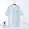 Mameluco para Bebé, Mono de Algodón Puro Clase A, Ropa para Bebé Recién Nacido, Traje para Gatear, Ropa de Verano para Bebé Antibacteriana 5A