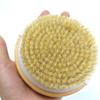Cepillo de baño de cerdas redondas grandes, cepillo de baño de partículas de masaje, cepillo de baño de limpieza corporal, cepillo de baño de madera, cepillo de baño con empuje caliente transfronterizo