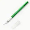 Cuchillo de tallado metálico personalizado para cortar papel, navaja tipo bolígrafo de aleación de aluminio para grabar papel, grabado manual de película para teléfono móvil, grabado de diario DIY