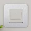 Adhesivo para Interruptor Cubierta Protectora Decorativa Nuevo Estilo Lujo Ligero Moderno Simple Color Sólido Acrílico Placa de Aluminio Cubierta para Marco de Enchufe para Daifa