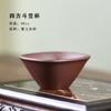 Yixing taza de té fina al por mayor cuadrada de arena púrpura taza de té personal especial de alta calidad taza de té pequeña taza maestra de té negro taza individual