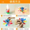 Velas de Cumpleaños de Celebridad de Internet para Niños Creativa Sorpresa Flor de Loto Giratoria Cantante en Flor Decoraciones para Pastel