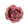 Rosa Vermelha Flor Artificial Cabeças de Flor Mini Cerimônia de Casamento Decoração de Casamento Decoração de Carro de Casamento Flor de Seda Artificial Lapela Fabricante Atacado