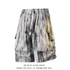 Bermuda Masculina Estilo Americano Transfronteiriça com Toque de Luxo, Bolsos Grandes, Calça Preta, Verão Fina Esportiva Solta de Cinco Pontos de Comprimento Médio