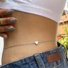Nuevos Accesorios Transfronterizos Europeos y Americanos, Cadena de Aleación Sexy y de Moda, Cadena para la Cintura Corazón Corazón, Adorno Simple para la Cintura de Bikini