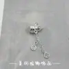 Cuentas de Cristal que Conservan el Color Incrustadas con Cuentas Espaciadoras de Circonita Cadena de Bandeja de Flor Accesorios Pulsera Hecho a Mano Accesorios DIY