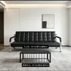 Sofá de escritório, simples e moderno, para recepção de negócios de escritório, sofá de três lugares com mesa de centro, arte em ferro, sofá comum, acessível