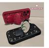 Soporte de espejo de gatito para funda de teléfono Apple 14 nuevo iPhone15pro caricatura 8p todo incluido suave