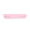 Pente de Dentes Largos, Pente de Duas Pontas para Cabelo Liso, Permanente, Ondas Grandes, Cabelo Cacheado, Modelagem com Óleo, Pente de Modelagem para Salão de Beleza