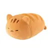 Nova Almofada de Gato Laranja, Boneca Gato Pão, Boneca de Conforto para Dormir, Travesseiro de Cama, Suporte Lombar para Sofá, Presente de Aniversário Venda por Atacado