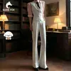Pantalones casuales de otoño para hombre para el día a día, estilo coreano, versátiles, modernos, adelgazantes, alargan las piernas, ligeramente acampanados