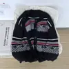 Trajes retrô Fair Isle para casal, nova coleção outono/inverno, suéter listrado de pelo sintético tipo vison, estilo relaxado e casual, cardigã de tricô de corte amplo