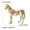 Nuevo Broche de Caballo Brillante del Zodiaco Pines de Doble Uso Aleación Animal Brillante Estilo Europeo y Americano Transfronterizo Accesorios de Ropa Personalizados