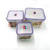 Caja de plástico transparente cuadrada para conservación de alimentos, para refrigerador y congelador, gruesa y sellada, ideal para el hogar.