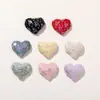 Botones de Corazón Brillantes Estilo Japonés Chica Dulce Accesorios para el Cabello DIY Funda de Teléfono Bolsa para Zapatos Accesorios de Ropa Piezas de Decoración